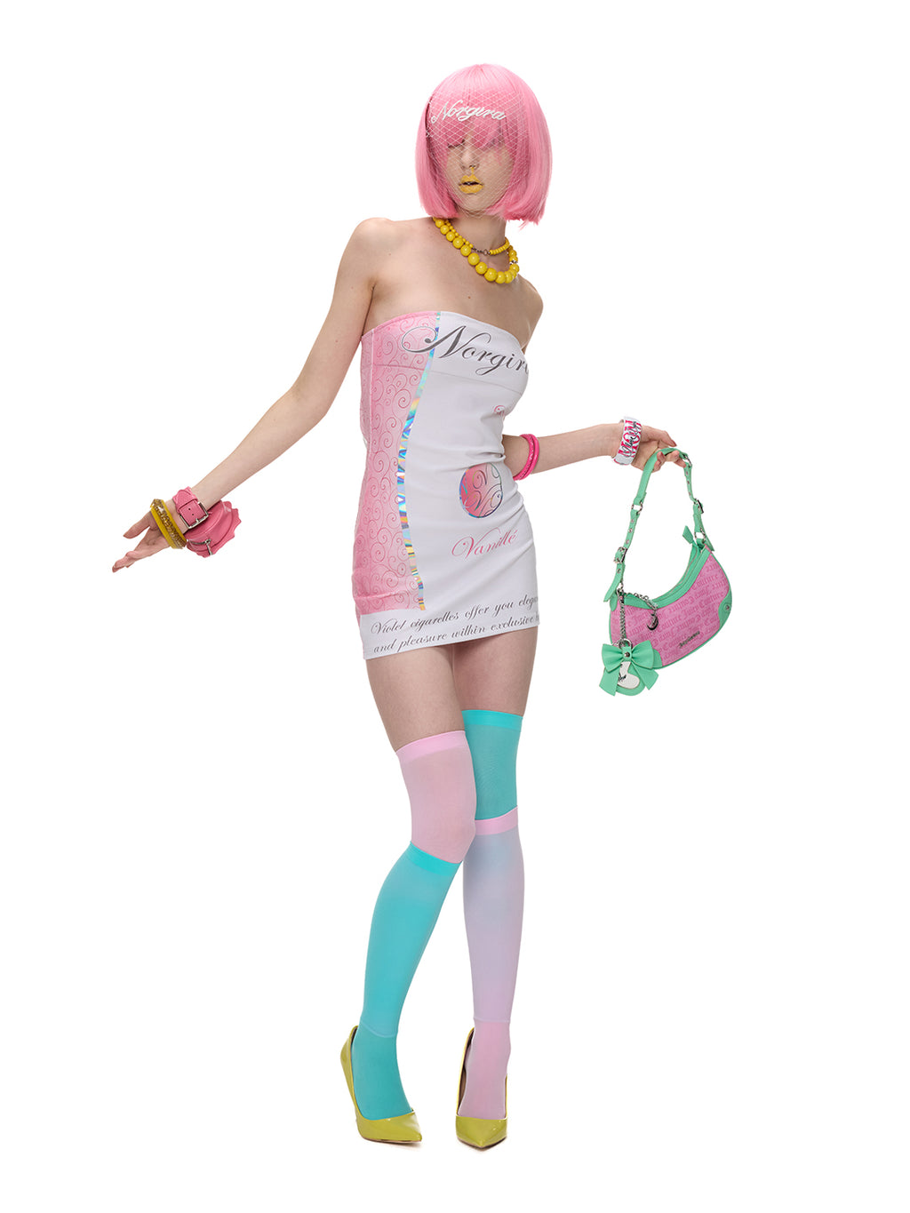 VANILLE CIGARETTE TUBE DRESS — detail image 7