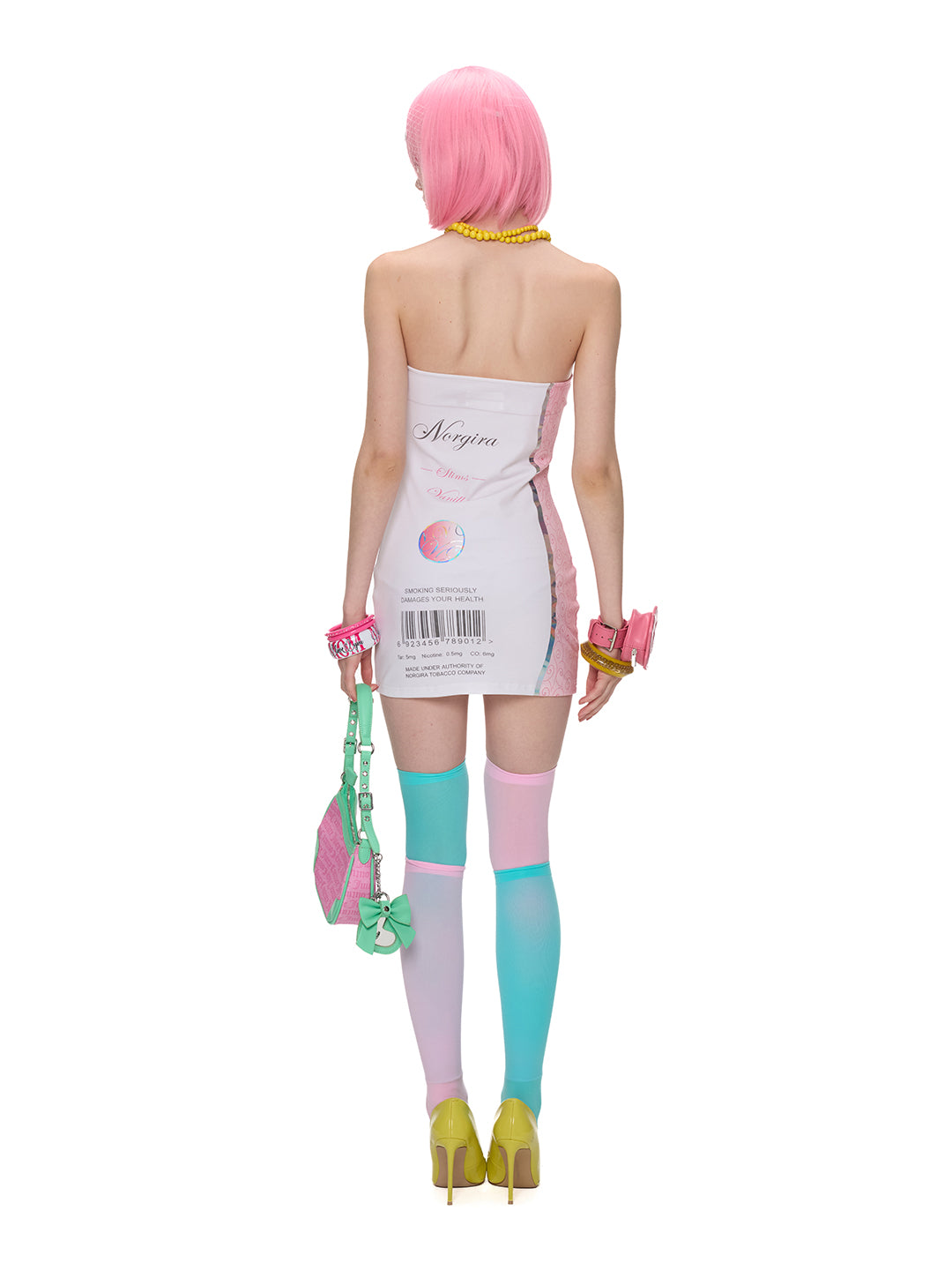 VANILLE CIGARETTE TUBE DRESS — product image 2