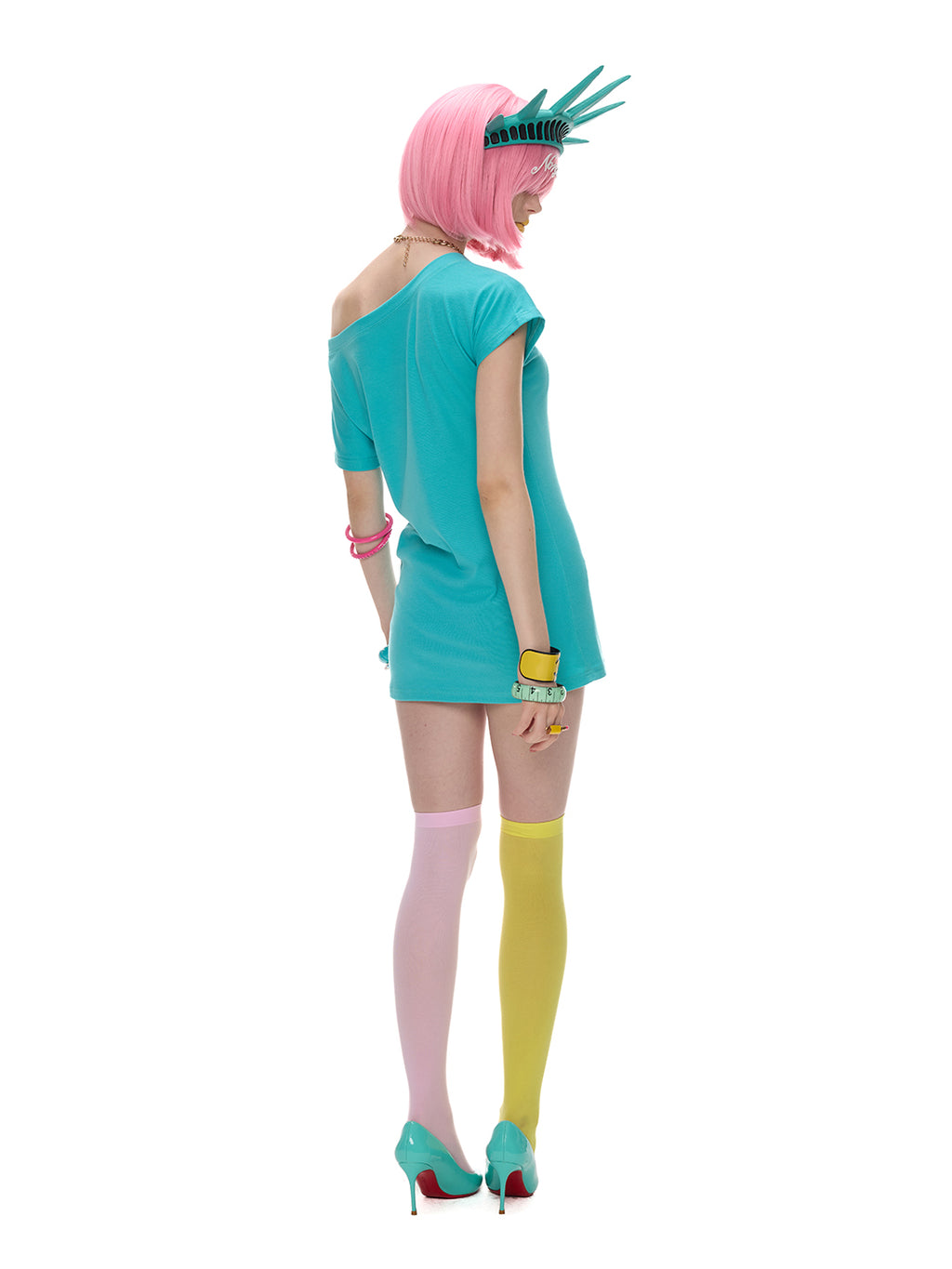 DIVA MODE ASYMMETRIC TEE — detail image 4