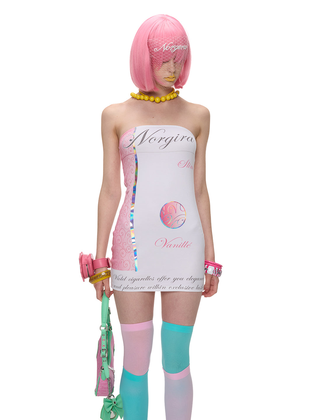 VANILLE CIGARETTE TUBE DRESS — product image 4