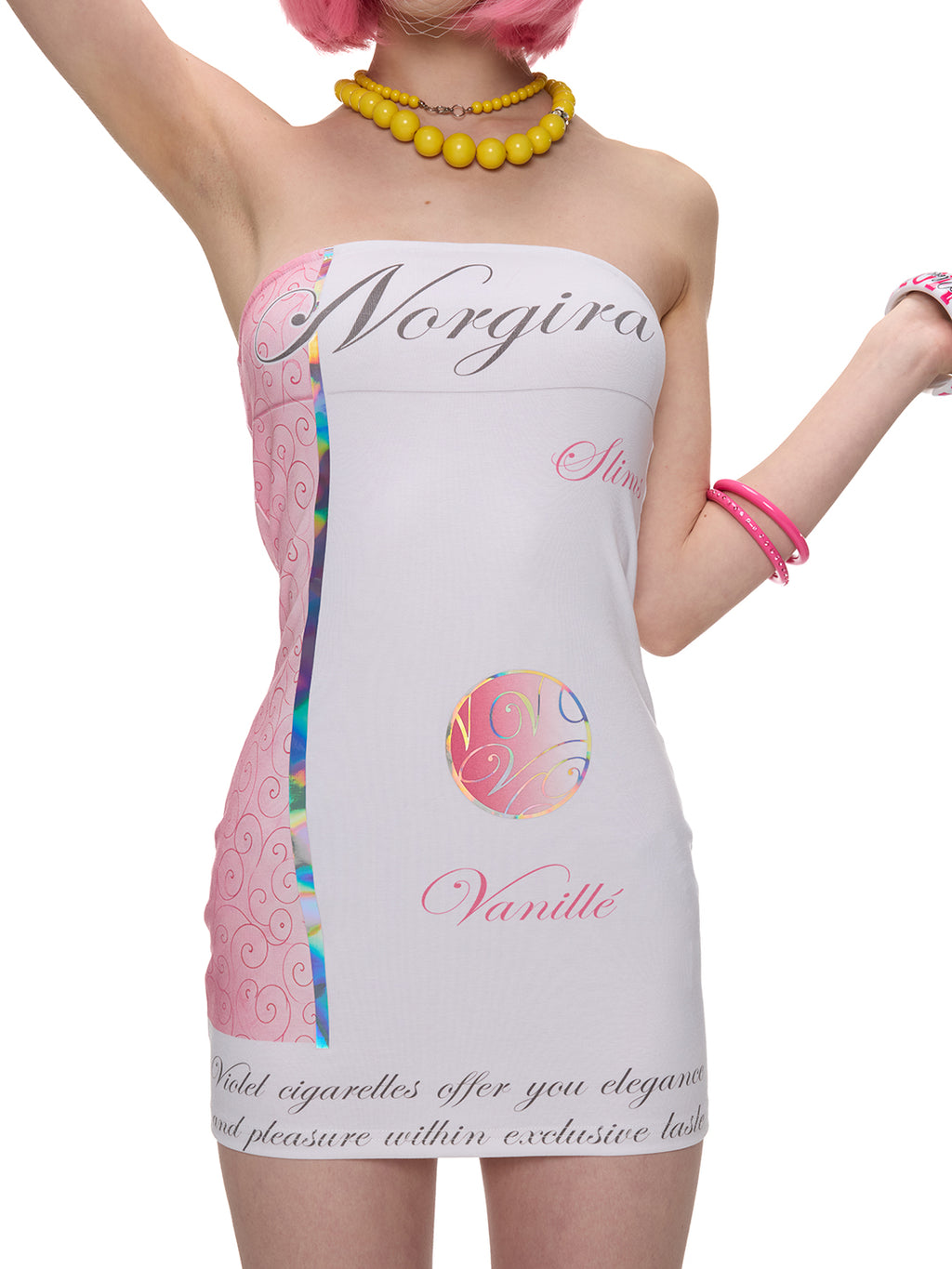 VANILLE CIGARETTE TUBE DRESS — product image 5