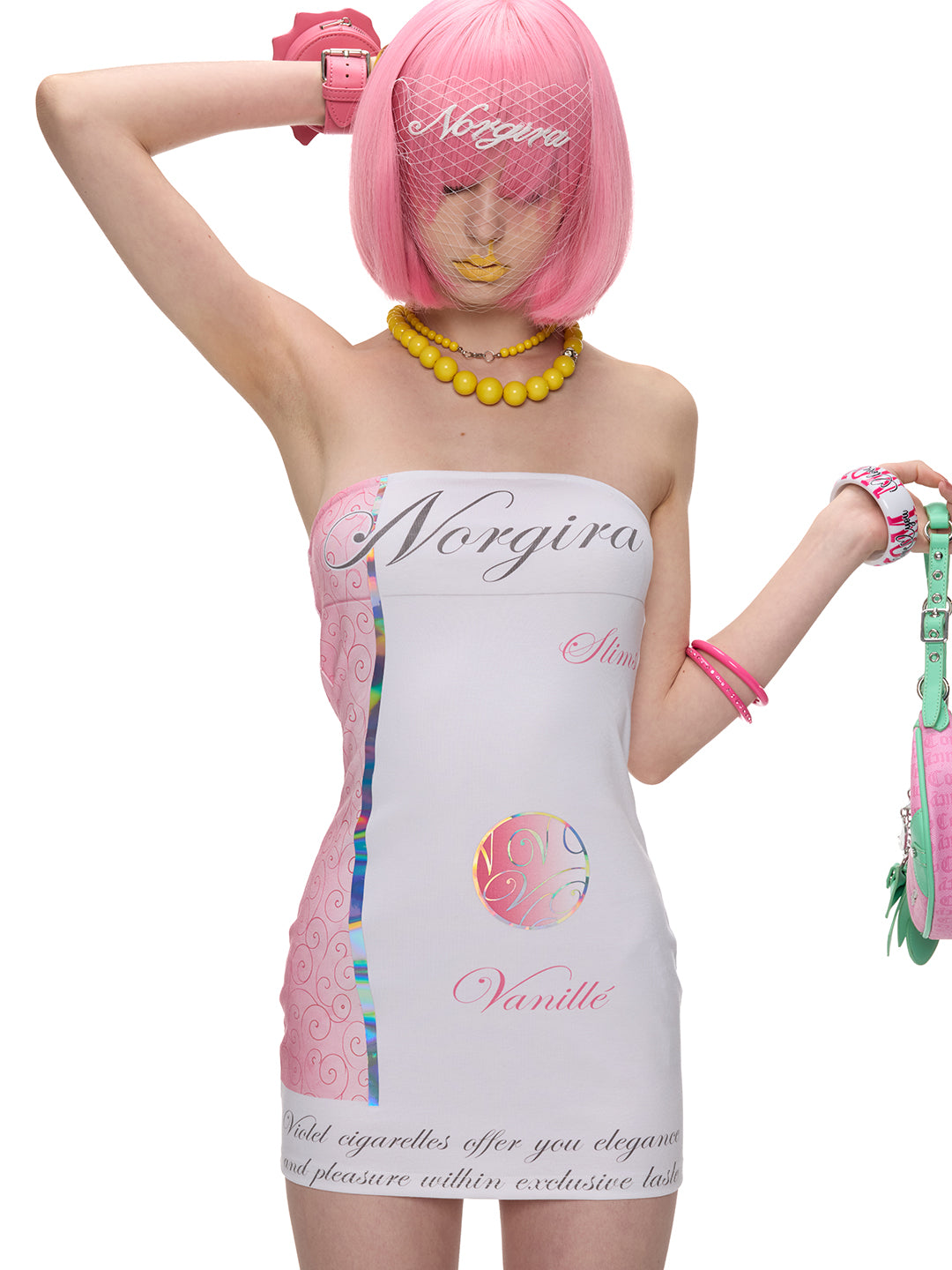 VANILLE CIGARETTE TUBE DRESS — detail image 10