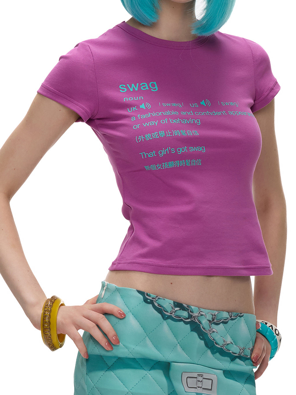 SWAG CONTRAST TEE — detail image 11