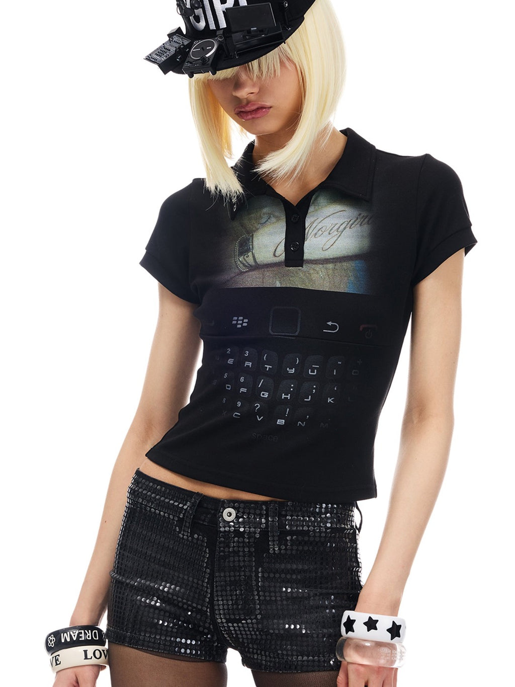 NORGIRA Black Berry Graphic Polo product image 3