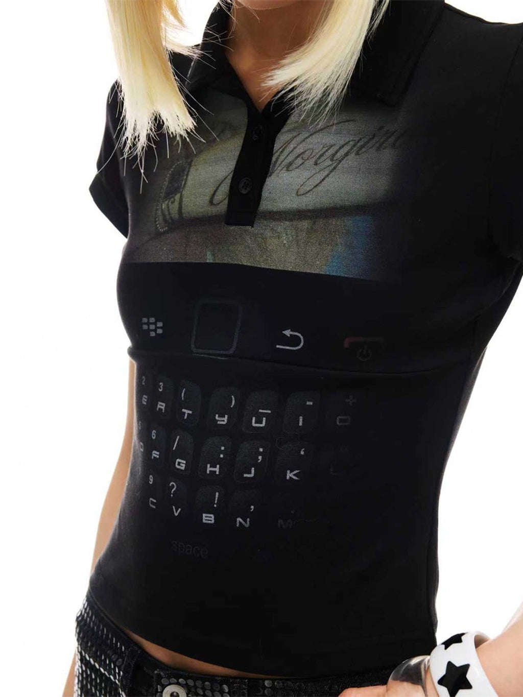 NORGIRA Black Berry Graphic Polo product image 4