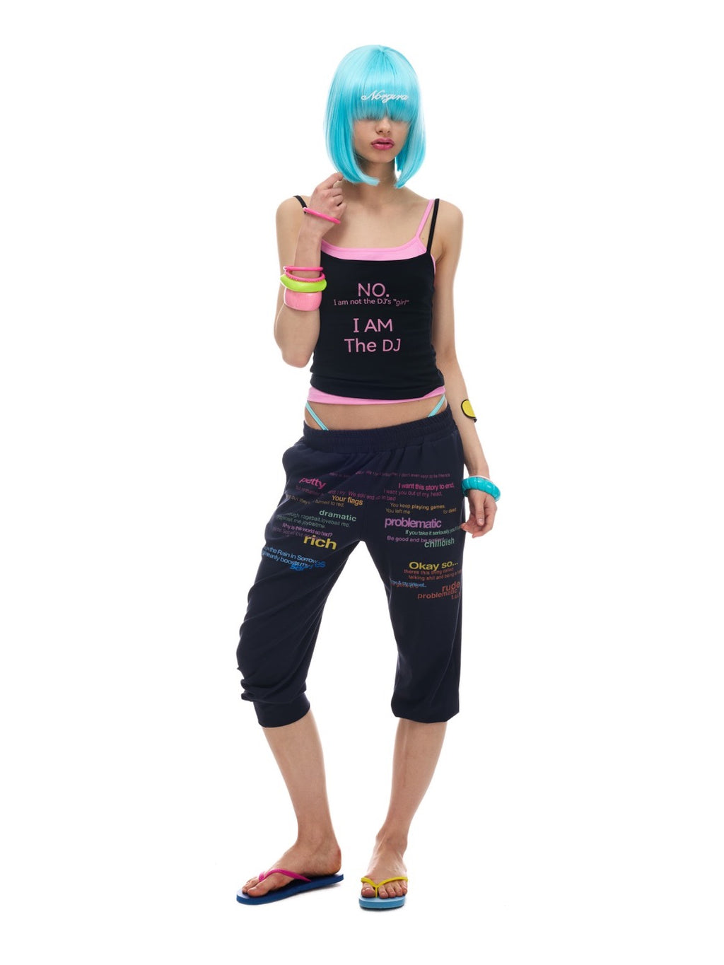 NORGIRA Black & Pink Layered Tank product image 3