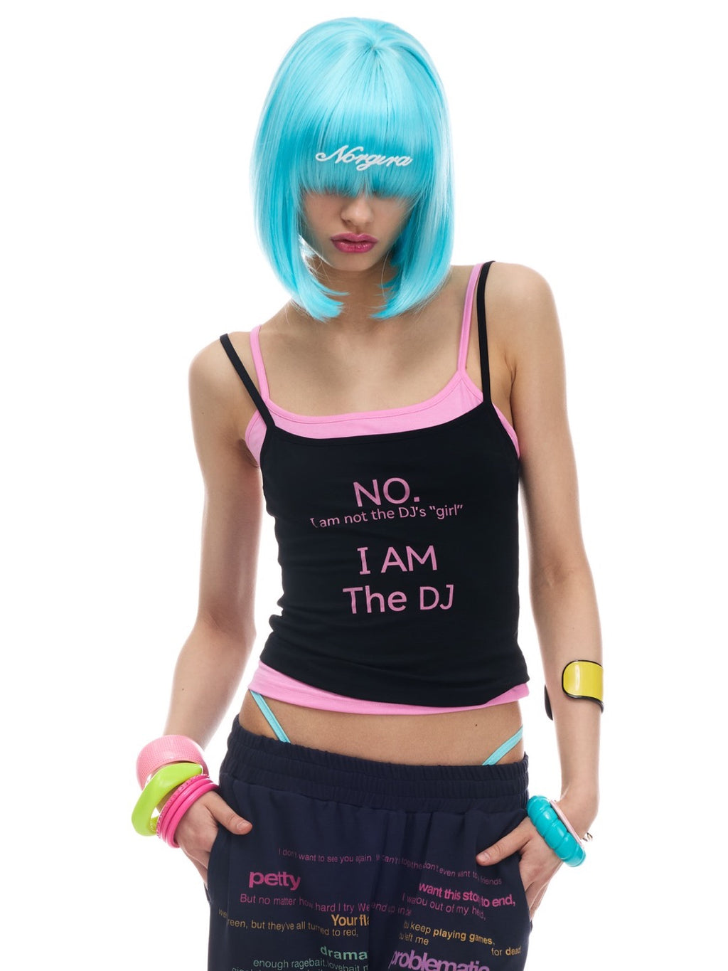 NORGIRA Black & Pink Layered Tank product image 6
