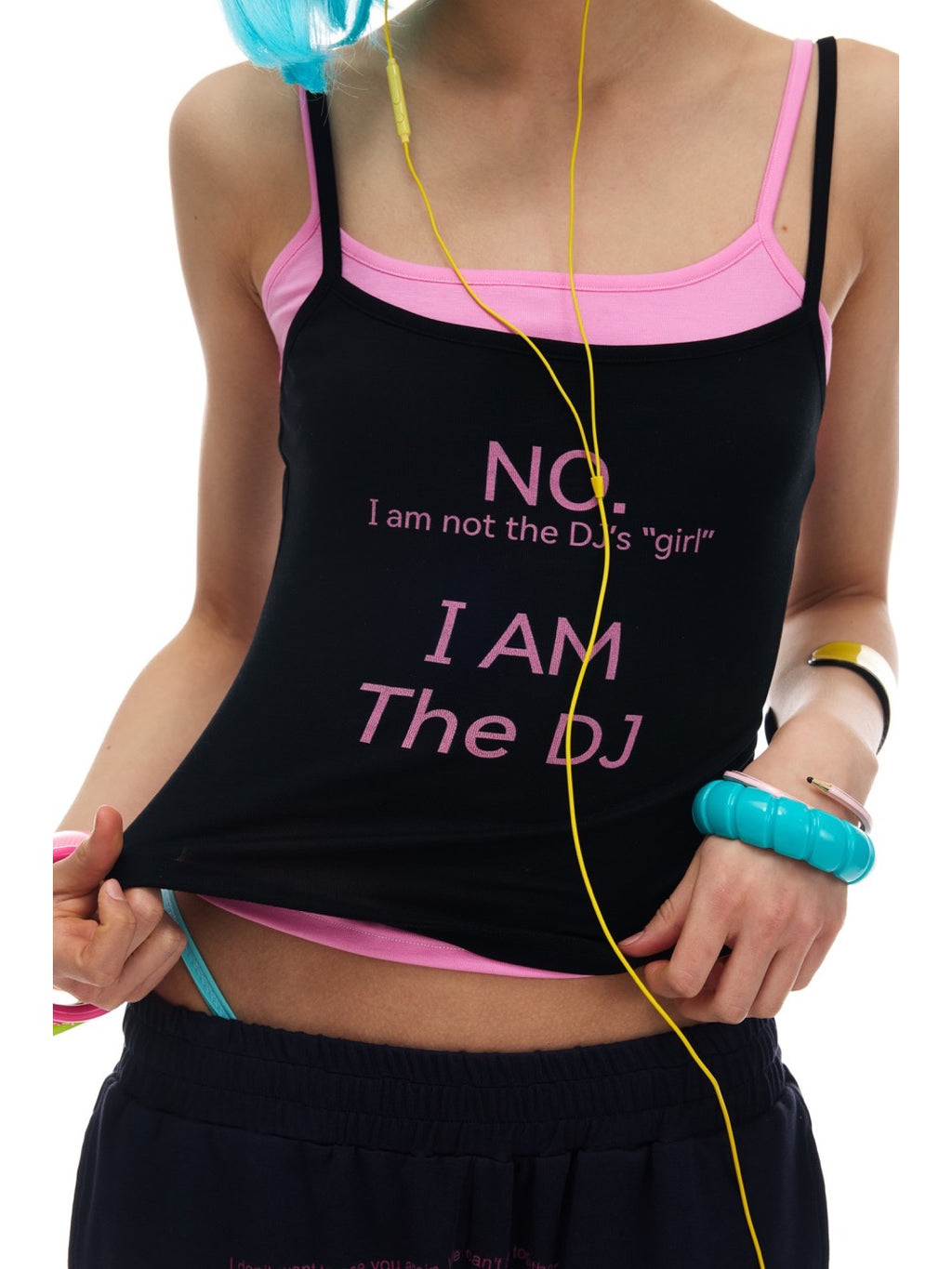 NORGIRA Black & Pink Layered Tank product image 8