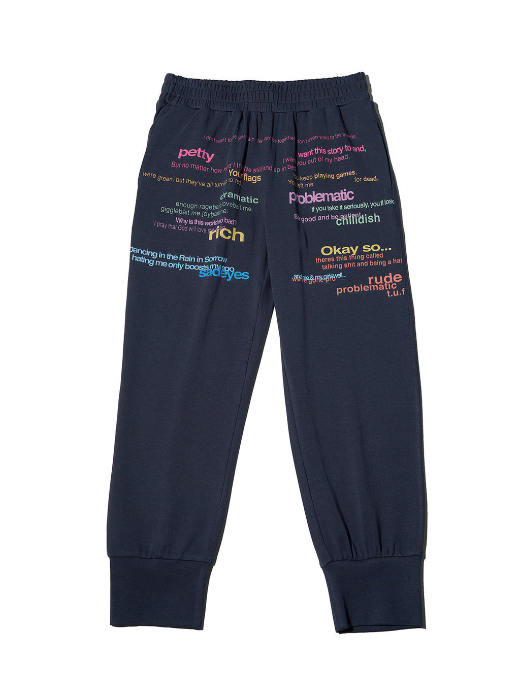 NORGIRA white-background product image — GRAPHIC DRAWSTRING SWEATPANTS