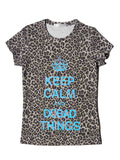 NORGIRA white-background product image — KEEP CLAM LEOPARD TEE