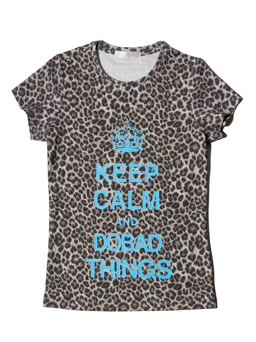 NORGIRA white-background product image — KEEP CLAM LEOPARD TEE
