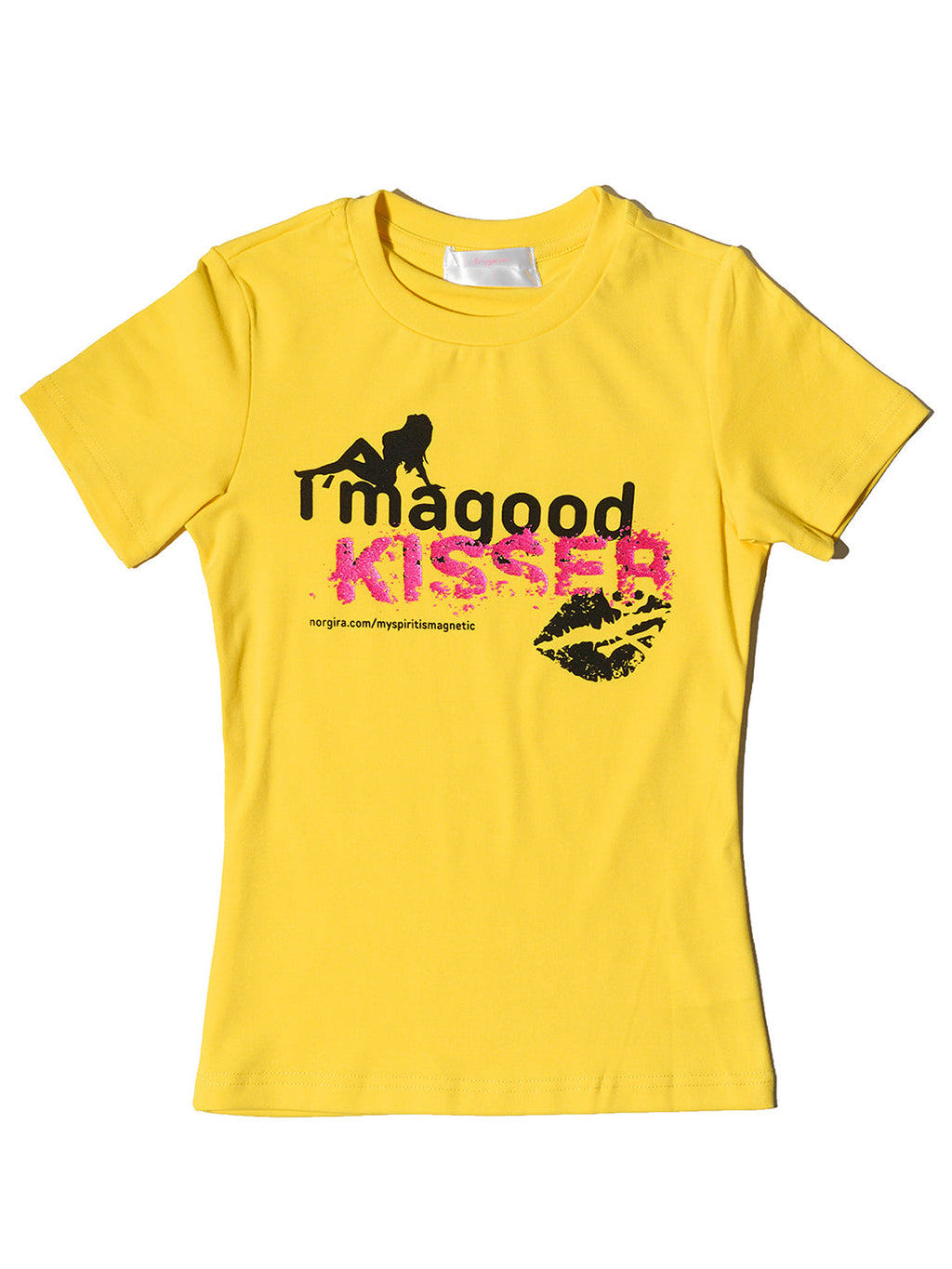 NORGIRA white-background product image — GOOD KISSER TEE
